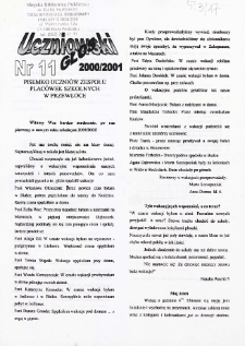 Uczniowski Głos : pisemko uczniów Zespołu Placówek Szkolnych w Przewłoce R. 2 (2000/2001) nr 11