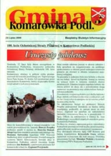 Gmina Komarówka Podlaska : Bezpłatny Biuletyn Informacyjny Nr 3 (lipiec 2009)