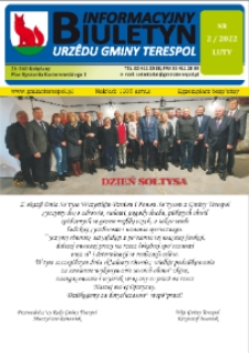 Biuletyn Informacyjny Urzędu Gminy w Terespolu R. 31 (2022) nr 2