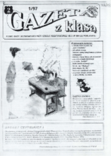 Gazeta z klasą : pismo Rady Uczniowskiej przy Szkole Podstawowej nr 2 w Białej Podlaskiej (1997) nr 1