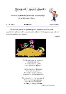 Sprawki spod ławki : gazetka uczniowska Samorządu Uczniowskiego i Koła Miłośnik&oacute;w Historii (2018-2019) nr z V-VI