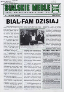 Bialskie Meble : pismo Bialskich Fabryk Mebli S.A. (1999) nr 1