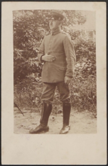 Zdjęcie - pocztówka niemieckiego żołnierza