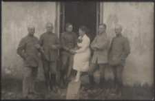 Zdjęcie - pocztówka niemieckich żołnierzy