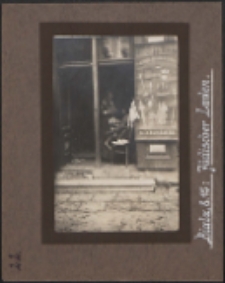 Sklep żydowski w Białej Podlaskiej przy ul. Grabanowskiej w okresie I wojny światowej [fotografia]
