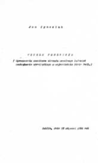 Wesele podlaskie : opracowanie sceniczne obrzędu weselnego ludności pochodzenia ukraińskiego w województwie Biała Podlaska