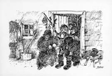 Ilustracje do dzieł literatury polskiej ["Chłopi" W.S. Reymonta]