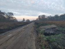 Scieżka rowerowa nad Krzną - 16 listopada 2020 r. [fotografia]