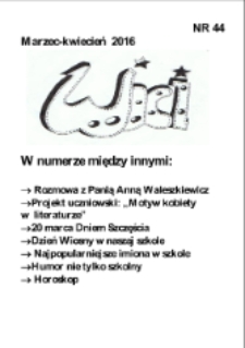Wici : gazetka szkolna 2015/2016 nr 44