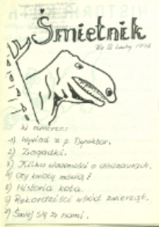 Śmietnik : gazeta Szkoly Podstawowej w Sławatyczach 1993/1994 nr 2 (luty)