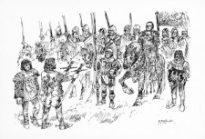 Ilustracje do dzieł literatury polskiej ["Krzyżacy" H. Sienkiewicza]