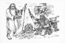 Ilustracje do dzieł literatury polskiej ["Stara baśń J. I. Kraszewskiego]