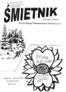 Śmietnik : gazeta Szkoły Podstawowej w Sławatyczach 1999/2000 (styczeń)