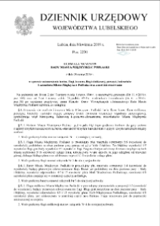Dziennik Urzędowy Województwa Lubelskiego 2019 poz. 2230