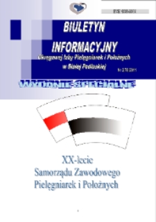 Biuletyn Informacyjny Okręgowej Izby Pielęgniarek i Położnych (2011) nr 2 (78)