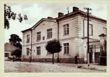 Biała Podlaska - ul. Warszawska, budynek Gimnazjum Męskiego im. J. I. Kraszewskiego, 1928 r.