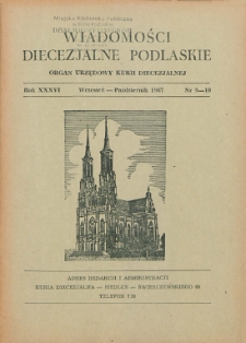 Wiadomości Diecezjalne Podlaskie R. 36 (1967) nr 9-10