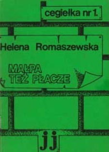 Małpa też płacze