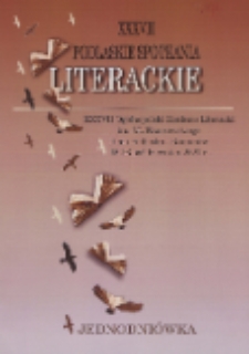 Spotkania : jednodniówka XXXVII Podlaskich Spotkań Literackich i Ogólnopolskiego Konkursu Literackiego im. J. I. Kraszewskiego