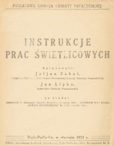 Instrukcje prac świetlicowych