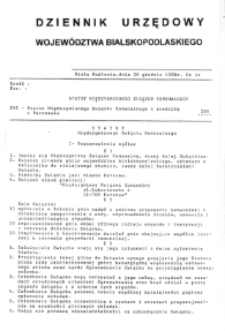 Dziennik Urzędowy Województwa Bialskopodlaskiego R. 24 (1998) nr 14
