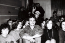 Publiczność na koncercie "Vox populi, vox Dei" w Klubie Kultury "Eureka" w Białej Podlaskiej [fotografia]