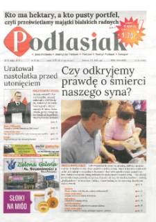 Podlasiak : Biała Podlaska, Międzyrzec Podlaski, Parczew, Radzyń Podlaski, Terespol R. 1 (2018) nr 9