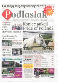 Podlasiak : Biała Podlaska, Międzyrzec Podlaski, Parczew, Radzyń Podlaski, Terespol R. 1 (2018) nr 13