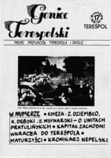 Goniec Terespolski : Pismo Przyjaciół Terespola i okolic: Pismo Stowarzyszenia Rozwoju Gminy Miejskiej Terespol : Pismo Miejskiego Ośrodka Kultury w Terespolu Nr 17 (1991)