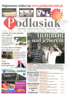 Podlasiak : Biała Podlaska, Międzyrzec Podlaski, Parczew, Radzyń Podlaski, Terespol R. 1 (2018) nr 16