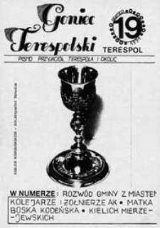 Goniec Terespolski : Pismo Przyjaciół Terespola i okolic: Pismo Stowarzyszenia Rozwoju Gminy Miejskiej Terespol : Pismo Miejskiego Ośrodka Kultury w Terespolu Nr 19 (1991)