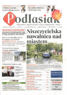Podlasiak : Biała Podlaska, Międzyrzec Podlaski, Parczew, Radzyń Podlaski, Terespol R. 1 (2018) nr 25