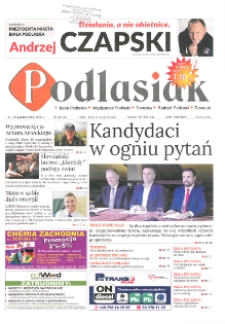 Podlasiak : Biała Podlaska, Międzyrzec Podlaski, Parczew, Radzyń Podlaski, Terespol R. 1 (2018) nr 31