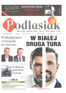 Podlasiak : Biała Podlaska, Międzyrzec Podlaski, Parczew, Radzyń Podlaski, Terespol R. 1 (2018) nr 33
