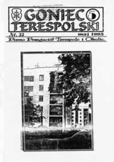 Goniec Terespolski : Pismo Przyjaciół Terespola i okolic: Pismo Stowarzyszenia Rozwoju Gminy Miejskiej Terespol : Pismo Miejskiego Ośrodka Kultury w Terespolu Nr 33, 5 (1995)