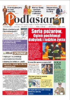 Podlasianin:Biała Podlaska, Międzyrzec Podlaski, Parczew, Radzyń Podlaski, Terespol R. 4 (2022) nr 21