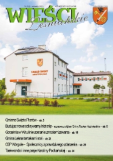 Wieści Leśniańskie : [biuletyn informacyjny gminy Leśna Podlaska] R. 3 (2021) nr 1 (5)