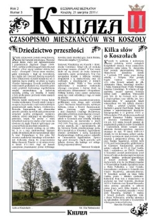 Kniaża: czasopismo mieszkańców wsi Koszoły R. 2 (2011) nr 3