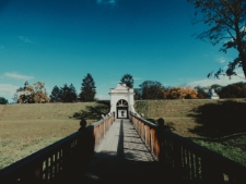 Wejście do parku w Białej Podlaskiej