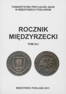 Rocznik Międzyrzecki T. 41 (2011)