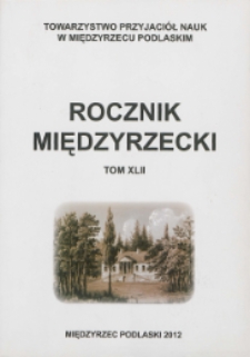 Rocznik Międzyrzecki T. 42 (2012)