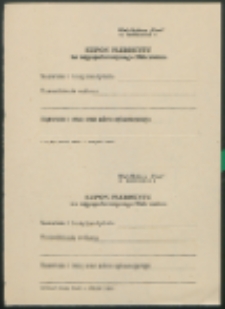 Formularz : [Inc.:] Kupon plebiscytu na najpopularniejszego Bialczanina [...]