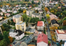 Biała Podlaska w 2004 r : widok z helikoptera : Osiedle Centrum przy ul. Zamkowej [fotografia]