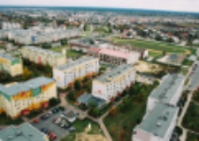 Biała Podlaska w 2004 r : widok z helikoptera : Osiedle Jagiellońskie [fotografia]