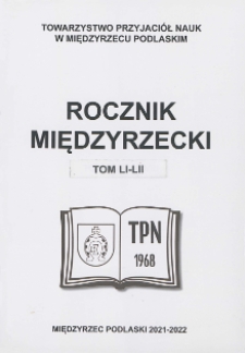 Rocznik Międzyrzecki T. 51-52 (2021-2022)