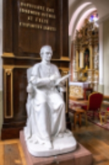 Miejsca związane z bp. Adamem Naruszewiczem w Janowie Podlaskim : pomnik biskupa Adama Naruszewicza w kościele św. Trójcy w Janowie Podlaskim [fotografia]