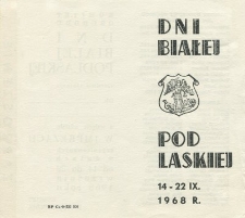 Dni Białej Podlaskiej 14-22 1968 r. : zaproszenie