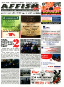 Affish : bezpłatny dwutygodnik reklamowy (2012) nr 11 (37)
