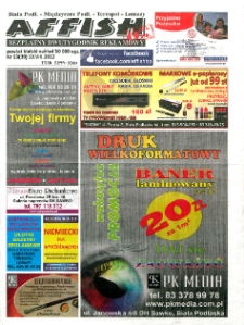 Affish : bezpłatny dwutygodnik reklamowy (2012) nr 13 (39)