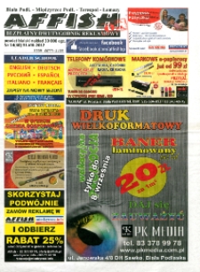 Affish : bezpłatny dwutygodnik reklamowy (2012) nr 14 (40)